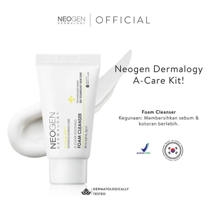 NEOGEN DERMALOGY Aclear Soothing Foam Cleanser Lazada Indonesia