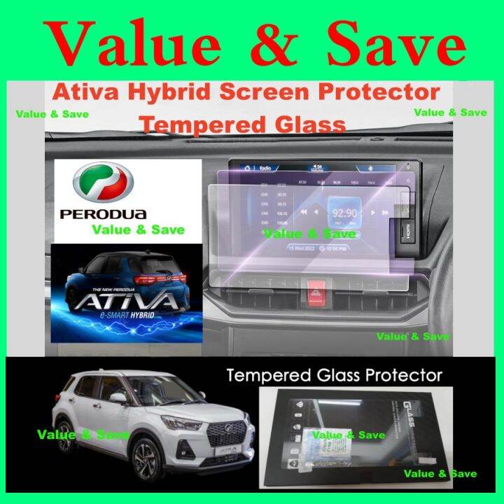 Perodua Ativa HYBIRD 2021 2022 2023 Head Unit Navigation Screen Protector hybrid Premium