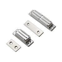 304 Stainless Steel Strong Magnetic Cabinet Door Suction Wardrobe Cabinet Furniture Security Hasp Lock Door Hardware Locks