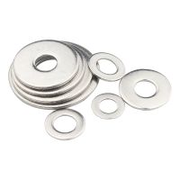 10/20/50/100pcs 304 Stainless Steel Flat Washer Plain Gasket for M1.6 M2 M2.5 M3 M3.5 M4 M5 M6 M8 M10 M12 M14 M16 Screw Bolt