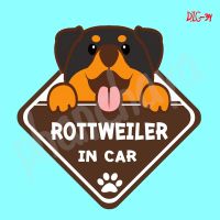 ( โปรโมชั่น++) คุ้มค่า DIC34 สติ๊กเกอร์ ติดรถ Rottweiler Dog In Car สติ๊กเกอร์ติดรถ แต่งรถ car sticker ราคาสุดคุ้ม สติ ก เกอร์ ติด รถ สติ๊กเกอร์ ออฟ โร ด สติ ก เกอร์ ข้าง รถ กระบะ สติ ก เกอร์ ข้าง รถ สวย ๆ