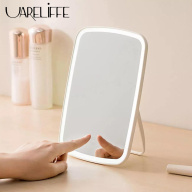 Uareliffe Gương trang điểm cầm tay thông minh có đèn LED điều khiển ánh thumbnail
