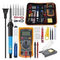 220V110V60W Adjustable Temperature Electric Soldering Iron Multimeter Set Maintenance Tool Internal Thermal Soldering Pen