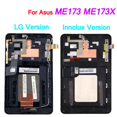 สำหรับแผ่นบันทึกข้อมูล Asus HD 7 ME173 ME173X K00B K00U สัมผัสหน้าจอ LCD จอสำรอง LD070WX4-SM01 N070ICN GB1