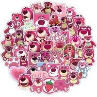 50 Cute Zhang Strawberry Bear lotso Cartoon Character Stickers Waterproof Notebook Cup Notebook diy Decorative Sticker