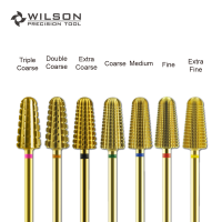 Volcano Bit(Fastest Remove Acrylics&amp;Gels)-NoneTIN-Two directional(for All Hand use)-WILSON Carbide Nail Drill Bit