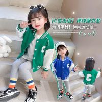 [COD] baseball uniform jacket 2022 new spring and autumn foreign style baby girl fashionable childrens clothes