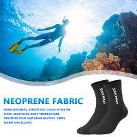 ; []U Nisex ถุงเท้าดำน้ำลื่น Neoprene ดำน้ำดูปะการัง Spearfishing ถุงเท้าสวมใส่แบบพกพาที่มีน้ำหนักเบาอบอุ่นเย็นหลักฐานสำหรับผู้ชายผู้หญิง