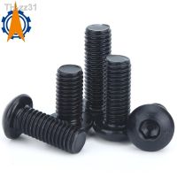 DIN7380 M2M2.5 M3 M4 M5 M6 M8 M10 M12 Black 10.9 Alloy Steel Hex Hexagon Socket Round Pan Button Head Allen Bolt Furniture Screw