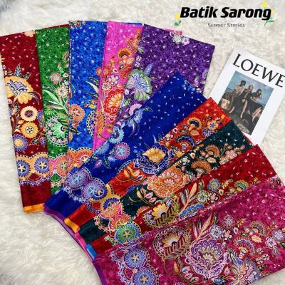 BATIK SARONG พร้อมส่ง !!ผ้าถุงเย็บสำเร็จ ผ้าถุงลายปาเต๊ะ กว้าง 2 เมตร ผ้าถุงสำเร็จ ผ้านิ่ม ไม่ลื่น ซับน้ำดี สีไม่ตก