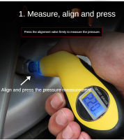 ส่งจากไทย*Tire Gauges Pressure Measurement Tire Deflate เกจวัดแรงดันลมยางรถยนต์ เครื่องวัดความดันลมยาง รถเฝ้าระวัง แบบดิจิตอล LED และหน้าจอ แม่นยำและรวด lamjad4