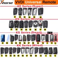 XHORSE ของแท้ VVDI ยูนิเวอร์แซล/ซุปเปอร์/ไร้สาย/กุญแจรีโมตสายรุ่น Xs/xe/xe/xn/xk ซีรีส์ภาษาอังกฤษ