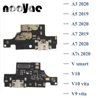 สําหรับ ZTE Blade A5 A3 A7 A71 A7s V Smart 2020 2019 V9 V10 Vita USB Dock พอร์ตชาร์จปลั๊กชาร์จ Flex Cable ไมโครโฟน MIC Board