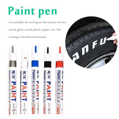 【LZ】▣  Waterproof Car Tire Paint Marker Auto TouchUp Paint Pen Fill Remover Vehicle Tyre Paint Marker Water Based Premium Fill Paint
