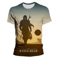 2023 NewHot The Mandalorian 3D Ptint เสื้อยืดเสื้อผ้าใหม่ฤดูร้อน S Tar W Ars ผู้ชายเสื้อผ้าท็อปส์ O-คอ