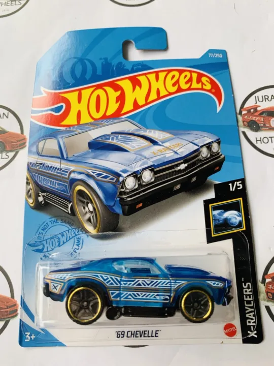 Hot Wheels Hotwheels 69 Chevelle Biru X Raycers Lot C 2021 Hw Daredevils Diecast Motor Atv Mobil 2703