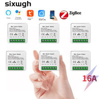 SIXWGH Zigbee Switch Alexa Timing Smart Switch Tuya Smart Life APP Voice Control Smart Home Automation Relay Module Light Switch