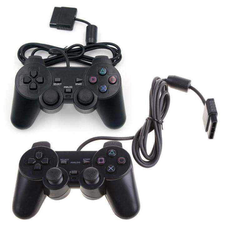 การสั่นสะเทือนคู่-ps2มอเตอร์-gamepad-รีโมทคอนโทรลจอยสติ๊กใช้งานร่วมกับ-play-station-2