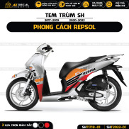 Tem Trùm SH Thiết Kế Repsol Cực Chất SHT-01 Decal Trùm Dán SH 2017 - 2019