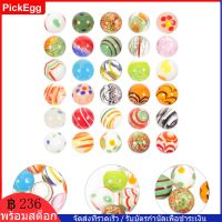 PickEgg 30pcs กลมหินอ่อนลูกปัดลูกหินลูกหินลูกหินลูกแก้วลูกแก้ว playthings ลูกหินสีขนาดเล็ก