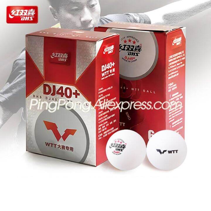 DHS WTT 3 Star Table Tennis Ball (WTT Official Ball) Original DHS DJ40 ...