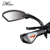 Hafny Bicycle Handlebar Side Safety Rearview Mirror Cycling Stainless Steel Len Blind Spot Mirrors MTB Flexible Rear View Mirror Nails Screws Fastener