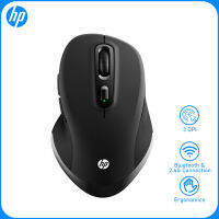 HP FM710Aเมาส์ไร้สายบลูทูธและ2.4G Dual-Ergonomic Designเมาส์สำหรับเล่นเกมส์3DPIสำหรับคอมพิวเตอร์พีซีแล็ปท็อปHome Office