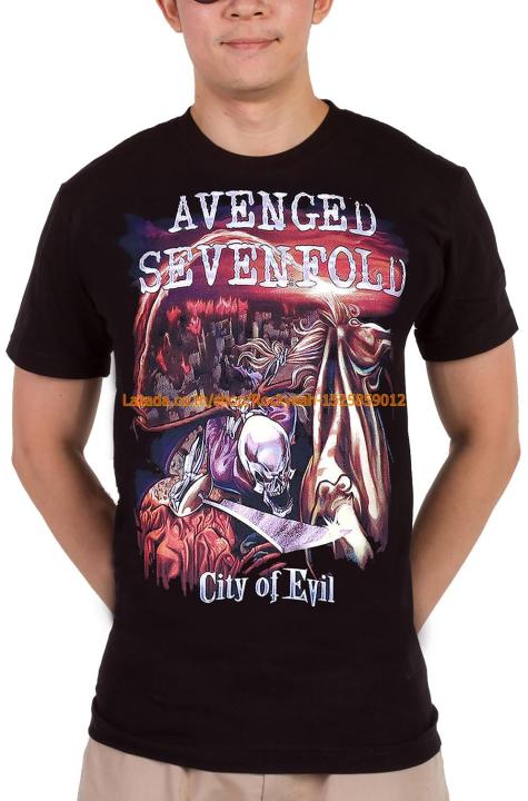 เสื้อวง-avenged-sevenfold-เสื้อวินเทจ-ผ้าร้อยแท้-อะเว็นจด์เซเวนโฟลด์-a7x-ไซส์ยุโรป-rdm1147