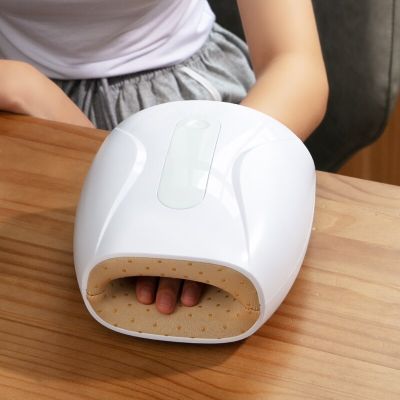 Wireless Electric Hand Massager Device Palm Finger Acupoint With Air Compression Massage With Heat For Women Beauty Gift