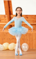 Ballet TuTu Skirt Girls  New Pink Practice Dance Costume Skirt Children High Quality Long Sleeve Ballet Dancing Wear