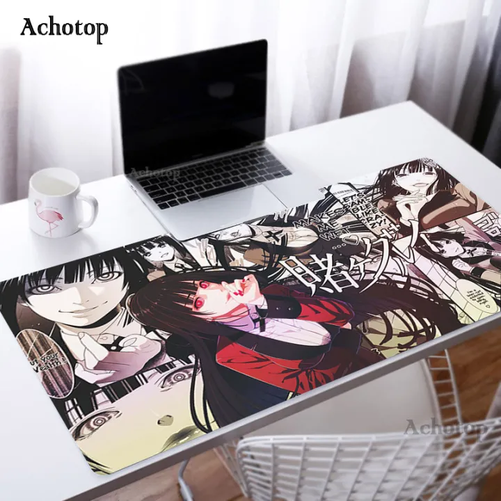 Yume Kakie Jabami Large Anime Mousepad Gamer XL Gaming Mouse Pad Rubber Locking Edge Big Fashion