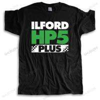 New Crew Neck Tshirt Cotton Tees Loose Ilford Hp5 Plus Streetwear Gift Male