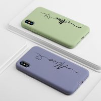 [Chaoke digital branch] ชื่อแบบกำหนดเองสำหรับ iPhone 14 13 Pro Max Case 12 11 SE 2 8 Plus ของขวัญคู่รักหัวใจ DIY สำหรับ iPhone 13เคส X XS XR 7ปลอกซิลิโคน