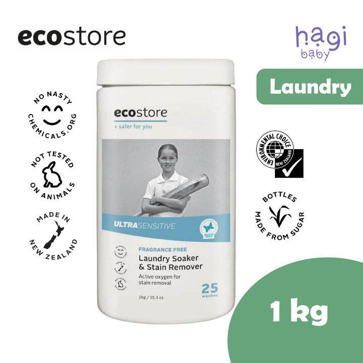 Ecostore Ultra Sensitive Laundry Soaker & Stain Remover 1kg Lazada