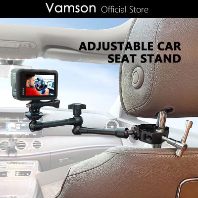 Vamson 7-11 Inch Adjustable Car Seat Stand For Gopro Hero 10 9 Action Camera Bracket Accessories For Iphone For Insta360 For Dji