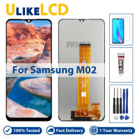 AAA +++ จอแสดงผล LCD สำหรับ Samsung Galaxy M02 M022 M022F M022F/DS M022G M022G/DS Lcd Touch Screen Digitizer เปลี่ยนไม่มี Dead Pixel คุณภาพสูง