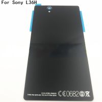 1Pcs/Lot For Sony xperia Z L36H L36 C6603 C6602 Case Glass Battery Housing Cover L36I Replacement Back Cover Cases