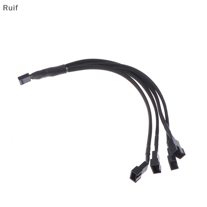 Ruif PWM Fan Splitter 4pin Adapter Cable 1 to 1 2 3 4 Computer CPU Fan