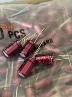 10pcs/20pcs Original new 220UF 25V Japan ELNA Capacitor 25V220UF 10*16 Non-polarity RBD Purplish red