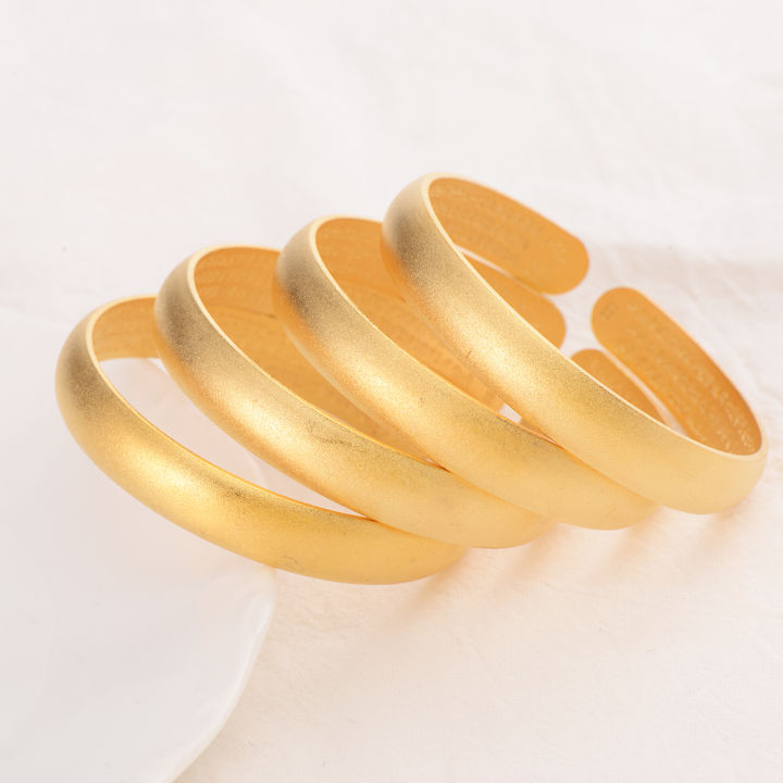 fashion-jewelry-trend-high-quality-bangles-9-k-fine-solid-thai-baht-gf-gold-india-matte-cuff-bangle-bracelet-eternal-classics