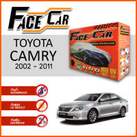 ผ้าคลุมรถ ส่งฟรี TOYOTA CAMRY 2002-2011 ตรงรุ่น กล่อง FACE CAR ผ้า HISORON อย่างดีหนาพิเศษ ป้องกันแดด ป้องกันฝน ป้องกันฝุ่น