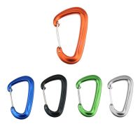 【HOT】 2Pcs Carabiner Clip Aluminum Alloy Outdoor Camping Climbing Snap Clip Lock Buckle Hook Keychain Fishing Climbing Acessories