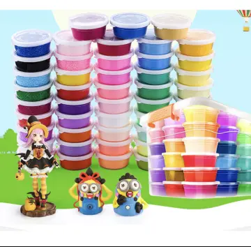 36 Color Light Soft Clay DIY Toys Children Educational Air Dry Polymer  Plasticine Safe Colorful Light Clay Toy Gift To Kids