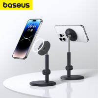 Baseus ขาตั้งโทรศัพท์เดสก์ท็อปแม่เหล็กที่มีประสิทธิภาพที่จับเอนกประสงค์หมุนได้,ที่วางแท็บเล็ตโทรได้ยืดได้ ° 360