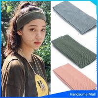 H.S. ผ้าคาดผม แบบดูดซับเหงื่อ ทรงสปอร์ต  ที่คาดผมแฟชั่น sports hair band