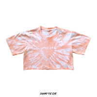 เสื้อครอปมัดย้อม เอวลอย Tie Dye  Crop top