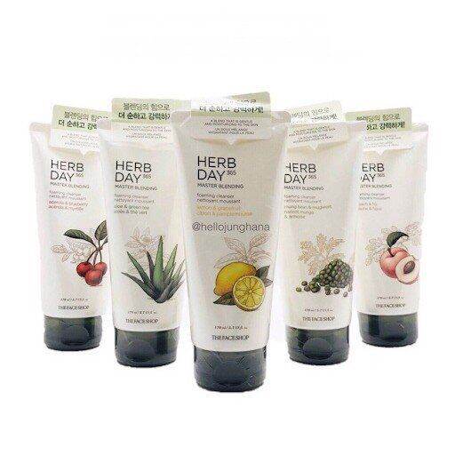 Sữa rửa mặt The Face Shop Herb Day 365 Cleansing Foam TFS 170ml (Chính