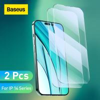 ✵ Baseus 2Pcs HD Tempered Glass For iPhone 14 Pro Max Protector For iPhone 14 Pro Screen Glass ​Tempered Film Screen Protector