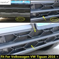 Laus อุปกรณ์เสริม Fit สำหรับ Volkswagen VW Tiguan 2016-2020ด้านหน้า Grille ใส่สุทธิ screening ตาข่ายฝาครอบชุด Trim