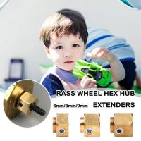 □♘♗ 9MM Brass Wheel Hex Hub Extenders 6MM/8MM Thickness for 1/18 RC Crawler Car TRX4M Upgrade Parts (TRX4M 02) J4L3